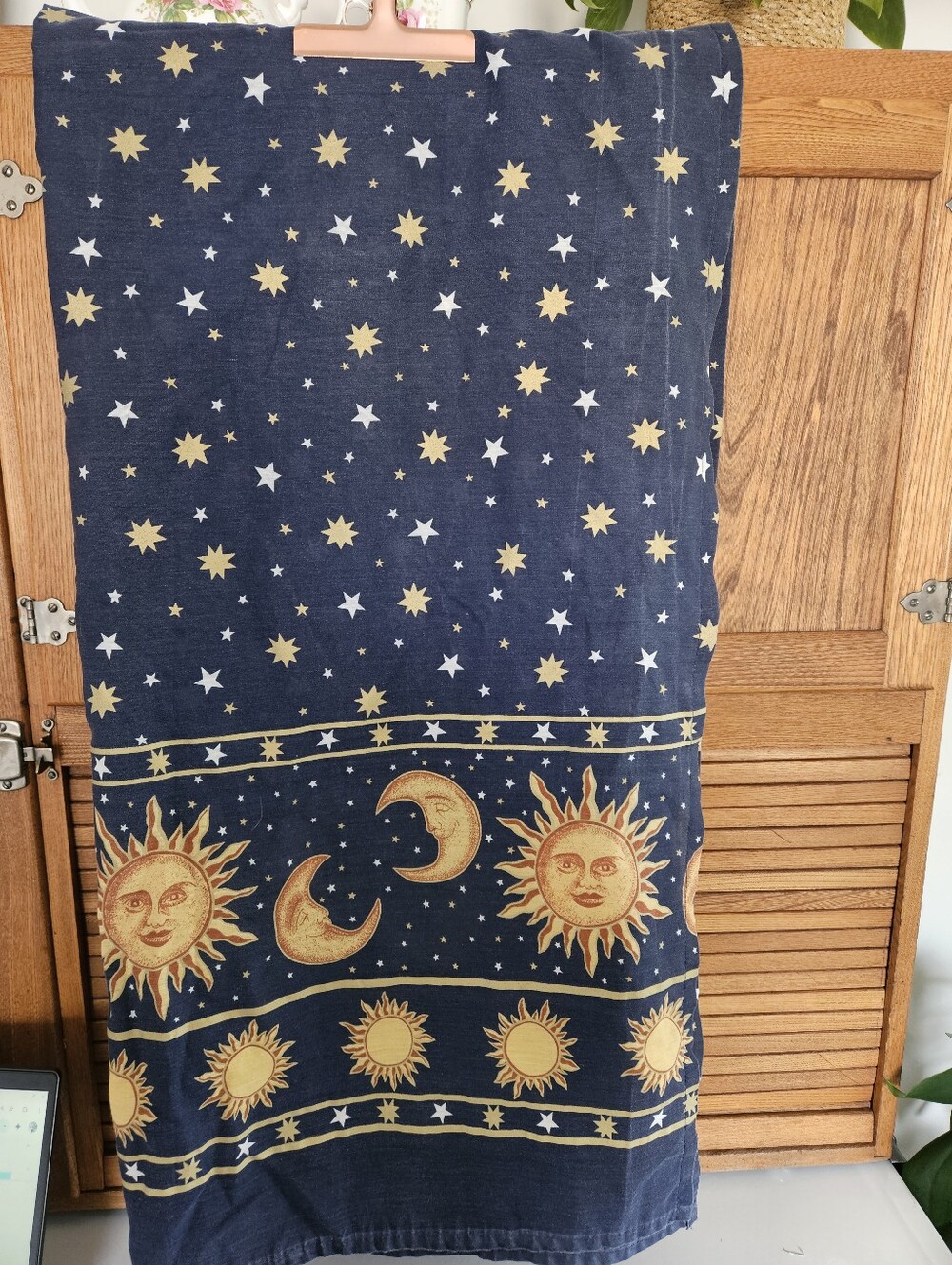 1990s Whimsigoth Celestial Shower Curtain
